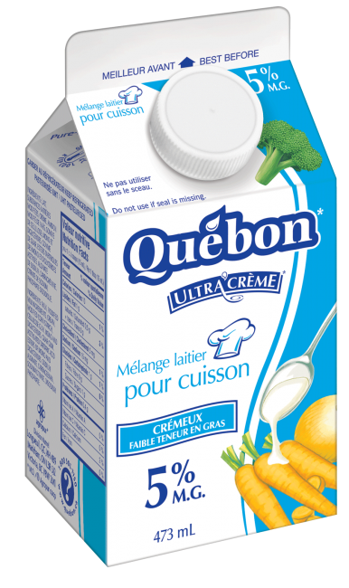 Mélange laitier pour cuisson Québon 5 %
